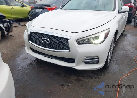 2017 Infiniti Q50 2.0T Premium z USA, uszkodzony, nr VIN JN1CV7AP0HM642521